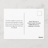 Moraine Lake Banff Nationalpark Alberta Kanada Postkarte (Rückseite)