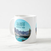 Moraine Lake Banff Nationalpark Kanada Vintag Kaffeetasse (Vorderseite Links)