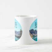 Moraine Lake Banff Nationalpark Kanada Vintag Kaffeetasse (Mittel)