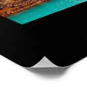 Moraine Lake Banff Nationalpark Poster (Ecke)