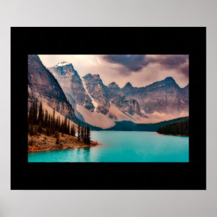 Moraine Lake Banff Nationalpark Poster