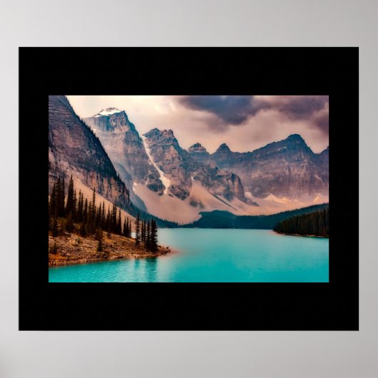 Moraine Lake Banff Nationalpark Poster (Vorne)