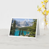 Moraine Lake Canada Karte (Gelbe Blume)