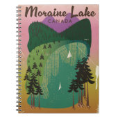 Moraine Lake Canada Notizblock (Vorderseite)