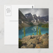 Moraine Lake Canada Postkarte (Vorne/Hinten)