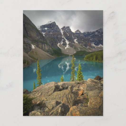 Moraine Lake Canada Postkarte (Vorderseite)