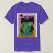 Moraine Lake Canada Reiseplakat T-Shirt (Design vorne)