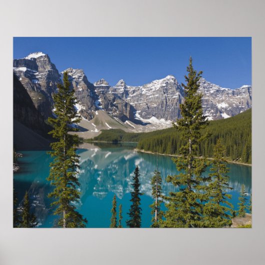 Moraine Lake, Canadian Rockies, Alberta, Kanada 2 Poster (Vorne)