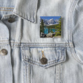 Moraine Lake, Canadian Rockies, Alberta, Kanada Button (Beispiel)