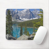 Moraine Lake, Canadian Rockies, Alberta, Kanada Mousepad (Mit Mouse)