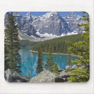 Moraine Lake, Canadian Rockies, Alberta, Kanada Mousepad