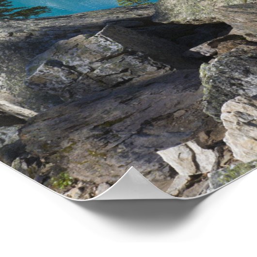 Moraine Lake, Canadian Rockies, Alberta, Kanada Poster (Ecke)