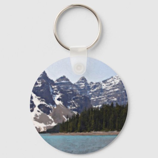 Moraine Lake in Banff Schlüsselanhänger (Vorderseite)