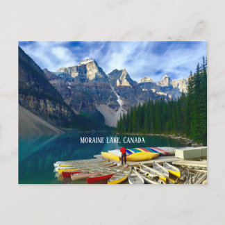 Moraine Lake, Kanada Postcard Postkarte