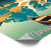 Moraine Lake - Kanada Poster (Ecke)