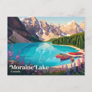 Moraine Lake Kanada Postkarte