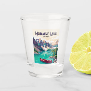 Moraine Lake Kanada Schnapsglas