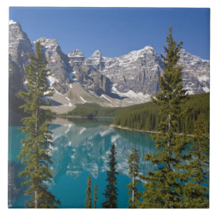 Moraine Lake, Kanadische Rocky Mountains, Alberta, Fliese