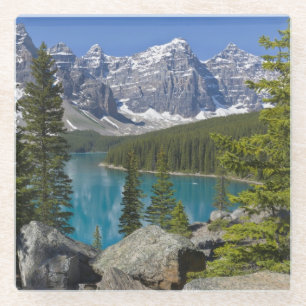 Moraine Lake, Kanadische Rocky Mountains, Alberta, Glasuntersetzer