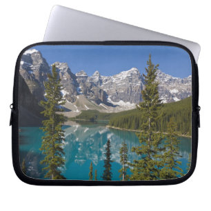 Moraine Lake, Kanadische Rocky Mountains, Alberta, Laptopschutzhülle