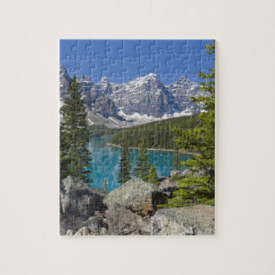 Moraine Lake, Kanadische Rocky Mountains, Alberta, Puzzle