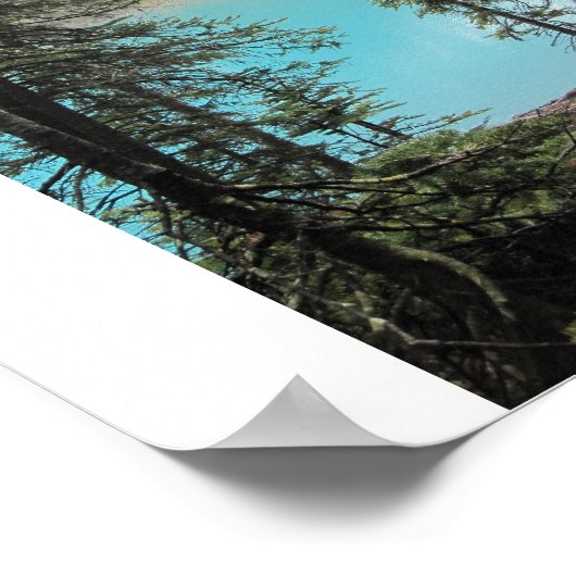 Moraine Lake Poster (Ecke)