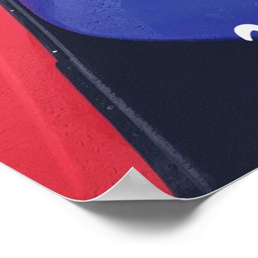 Moraine Lake Poster (Ecke)