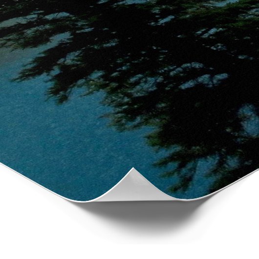 Moraine Lake Poster (Ecke)