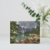 Moraine Lake Postkarte (Stehend Vorderseite)