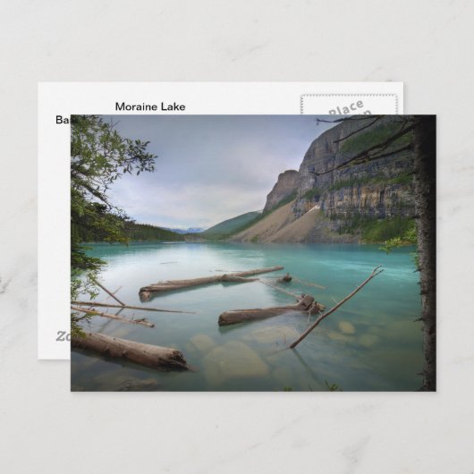 Moraine Lake Postkarte (Vorne/Hinten)
