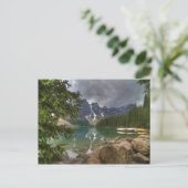 Moraine Lake Postkarte (Stehend Vorderseite)