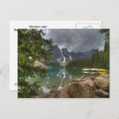 Moraine Lake Postkarte (Vorne/Hinten)