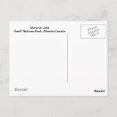 Moraine Lake Postkarte (Rückseite)