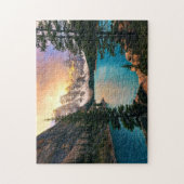 Moraine Lake Sunset Jigsaw Puzzle (Vertikal)