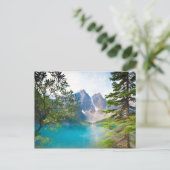 Moraine Lake und das Tal der Zehn Gipfel Postkarte (Stehend Vorderseite)