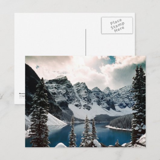 Moraine Postcard Postkarte (Vorne/Hinten)