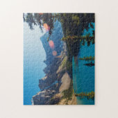 Moraine See des Sommer-Sonnenuntergang-|, Kanada Puzzle (Vertikal)