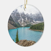 Moraine See nach dem Sturm Keramik Ornament (Links)