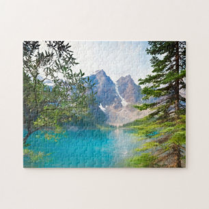 Moraine See und das Tal von zehn Spitzen Puzzle
