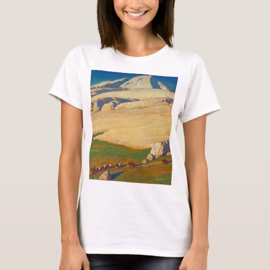 Moraine und Wiese, Sierra Nevada, Kalifornien T-Shirt (Vorderseite)