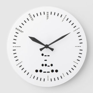 Moral Code Wall Clock Große Wanduhr