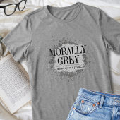 Moral grau kein buchstäblicher Leser-Spritzer Tri-Blend Shirt
