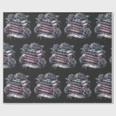 Moral Gray Book Club Wrapping-Geschenkpapier Geschenkpapier (Flach)