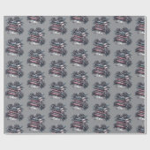 Moral Gray Book Club Wrapping Paper Geschenkpapier (Flach)