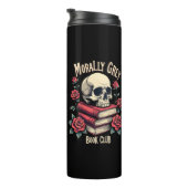 Moral Gray Merch Dark Romance Romantasy Smut Thermosbecher (Nach rechts gedreht)