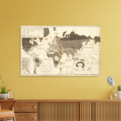 Moral, politische Welt Leinwanddruck (Insitu (Wohnzimmer))