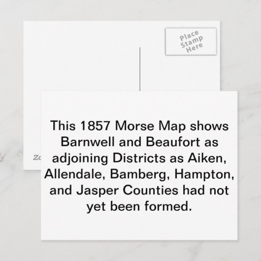 Moral Postkarte (Vorne/Hinten)