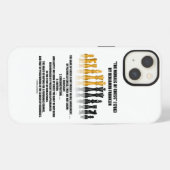 Morale des Schachs Benjamin Franklin Reflektives S iPhone Hülle (Rückseite (Horizontal))