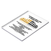 Morale des Schachs Benjamin Franklin Reflektives S Notizblock (Linke Seite)