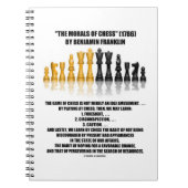 Morale des Schachs Benjamin Franklin Reflektives S Notizblock (Vorderseite)